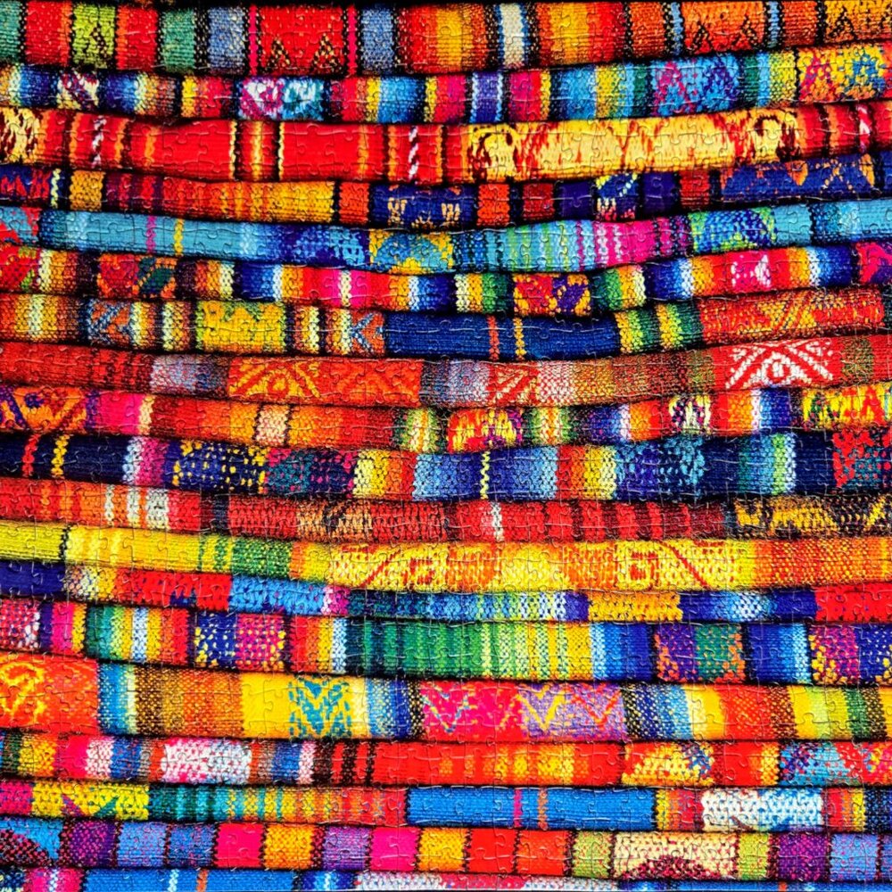 Peruvian Blankets, 1000 piece puzzle, Eurographics Puzzles